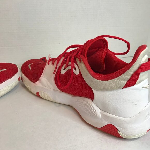 NIKE MENS PAUL GEORGE TB UNIVERSITY RED SIZE 14 - Picture 7 of 8